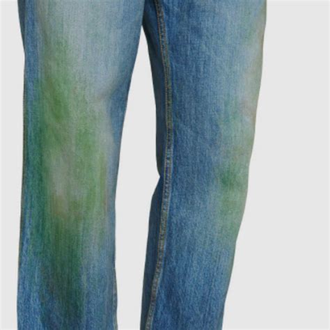 gucci jeans with grass stains|Gucci Is Selling Distressed Jeans With Grass Stains .